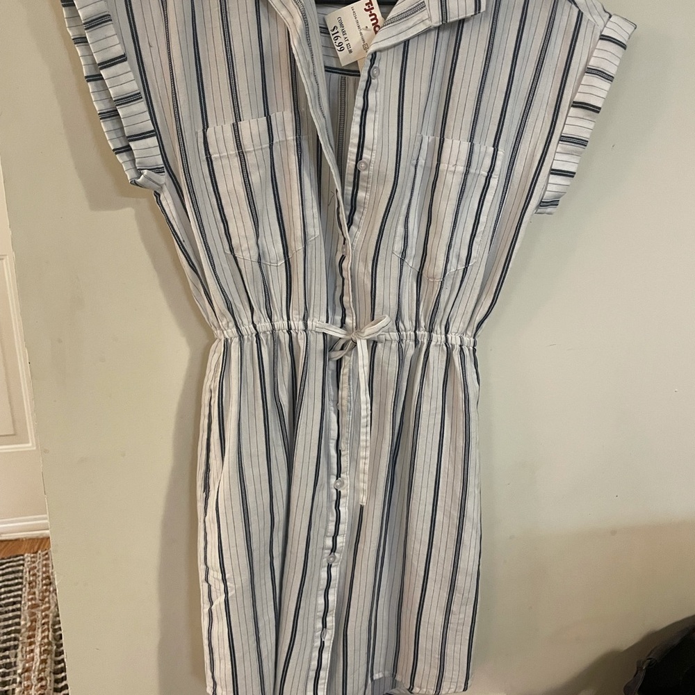 Short sleeve button up dress - Picture 5 of 6